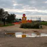 Diverse strade della zona industriale sono chiuse al traffico a causa dei lavori 